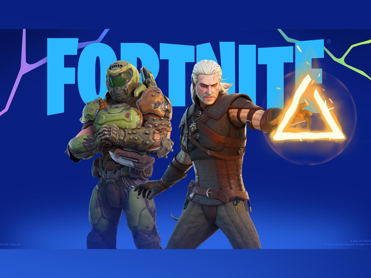 Geralt de Rivia, Doom Slayer y más, en este nuevo Capítulo de Fortnite, que estrena nuevos y potentes gráficos