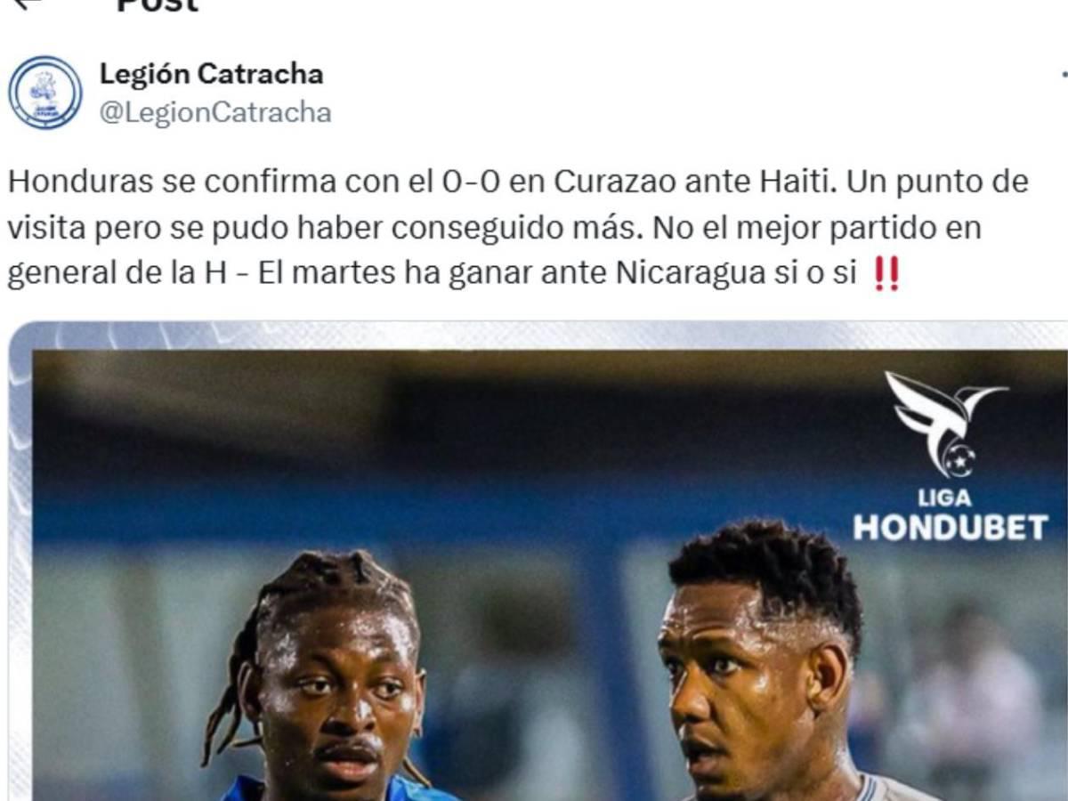Periodista de Panamá se mofa de Honduras y reconocido portero de Liga Nacional se molesta tras empate de la Bicolor