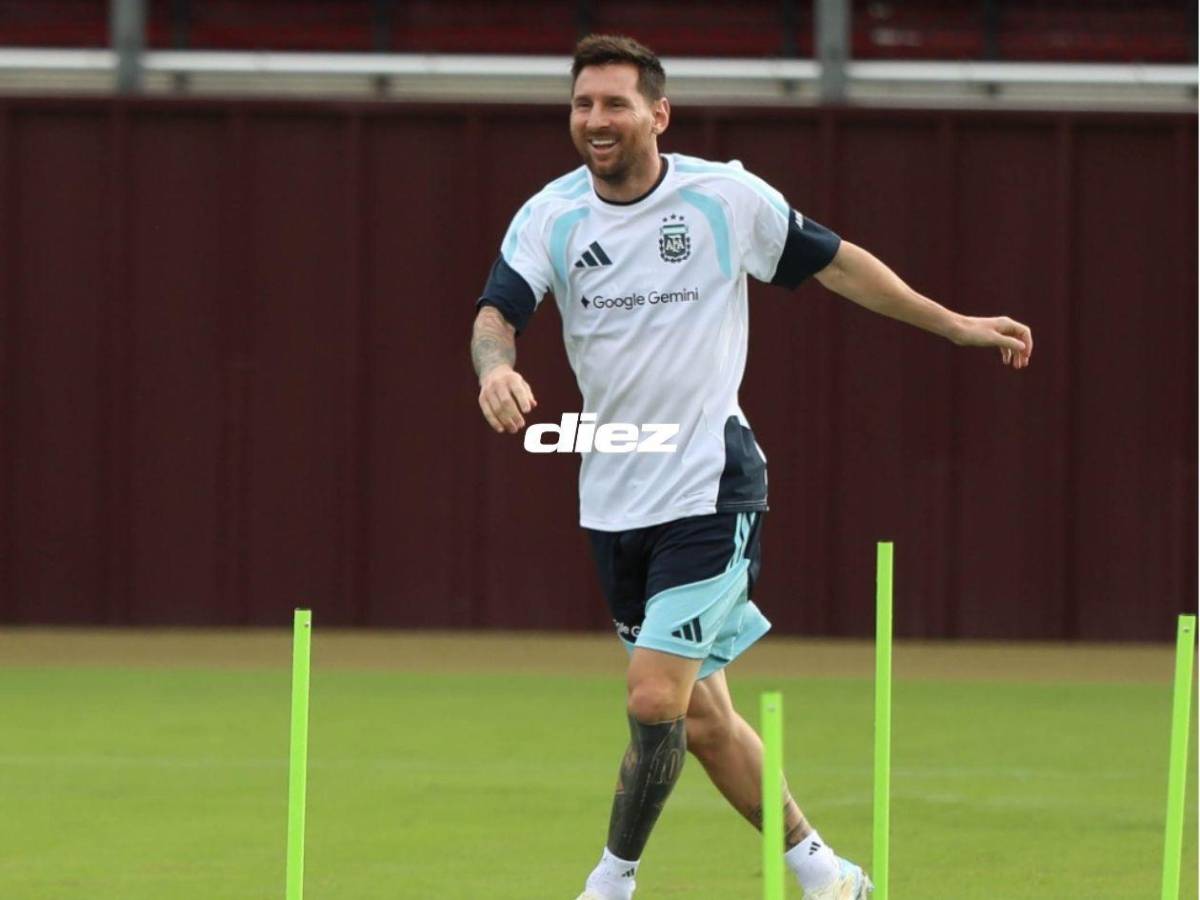 ¡Con Messi a la cabeza! Así fue el último entreno de la Selección Argentina