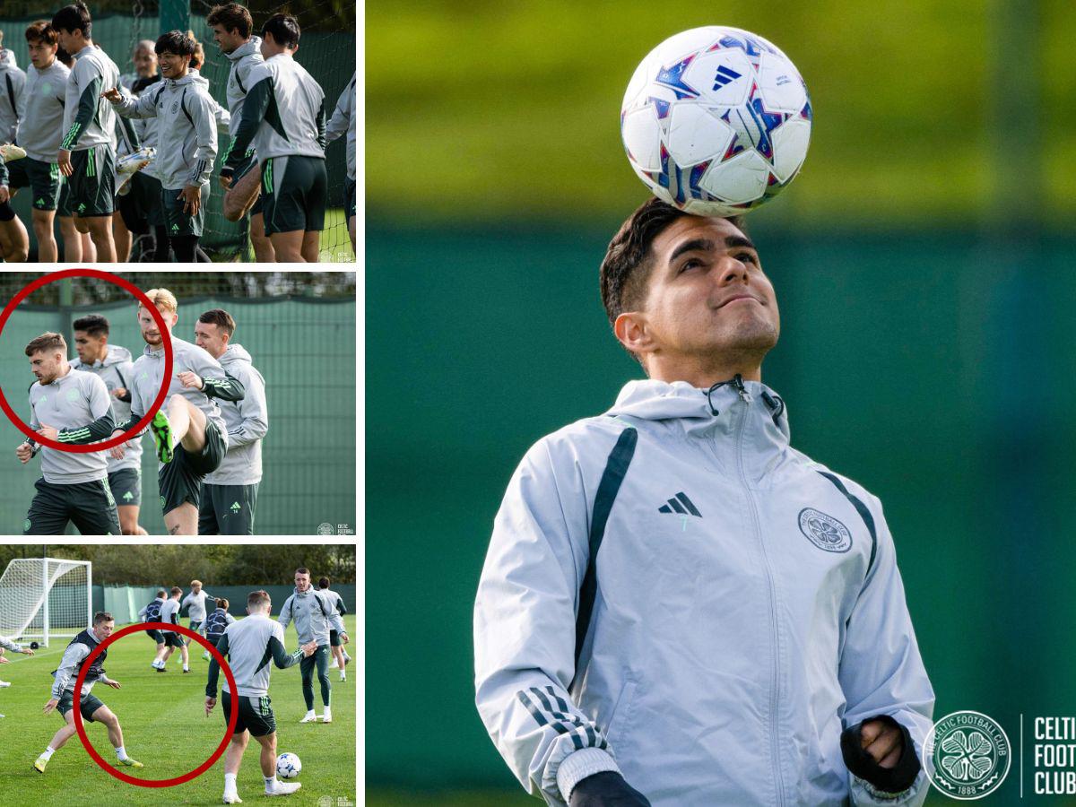 A golear a la Lazio: Así fue el último entreno del Celtic de Luis Palma previo a la jornada 2 por la UEFA Champions League