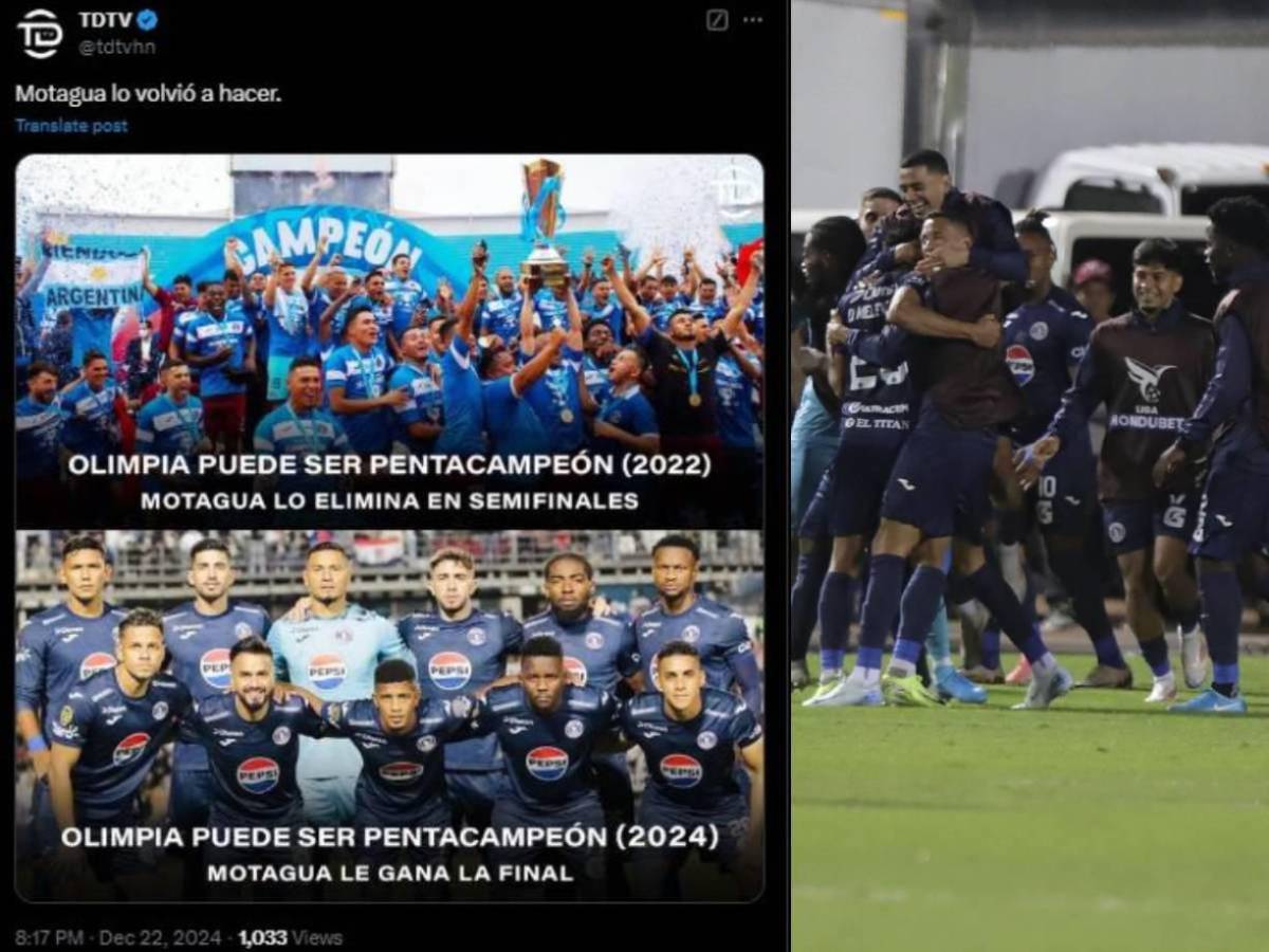 Euforia por la copa 19 de Motagua y no perdonan al Olimpia: “Saludá a tu papá”, “Despacharon a Troglio”