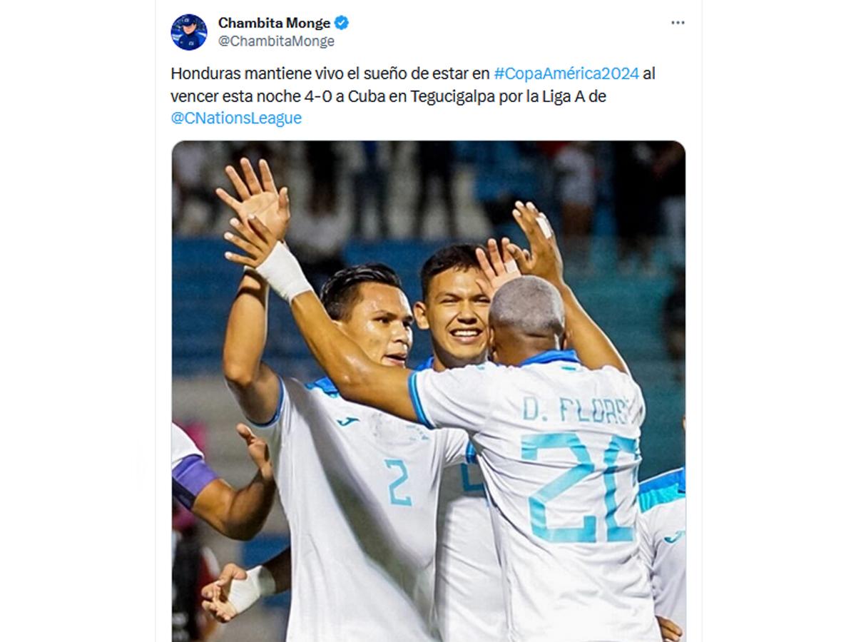 Los periodistas y su opinión sobre el gane de Honduras: “Nos benefició el calendario”, “Ahora se viene lo bonito” y “No emocionarse demasiado”
