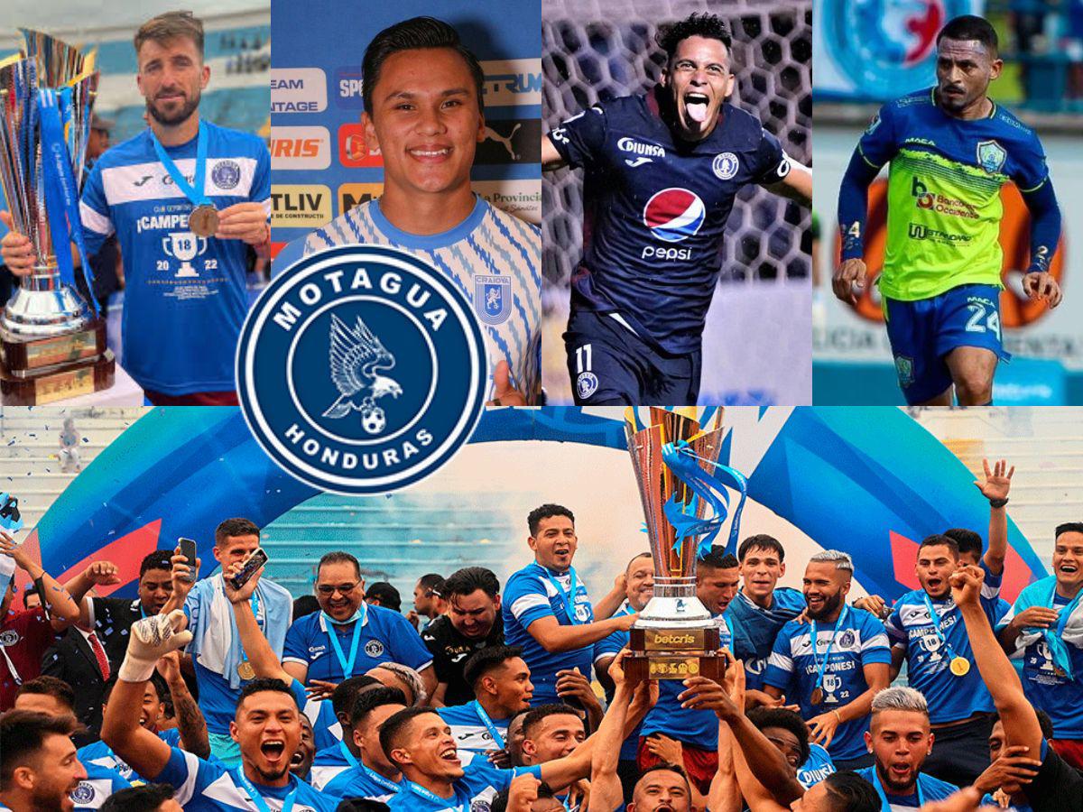 ¡Solo nueve! Los sobrevivientes del último título de Motagua en Liga Nacional, ¿qué fue de los campeones del Clausura 2022?