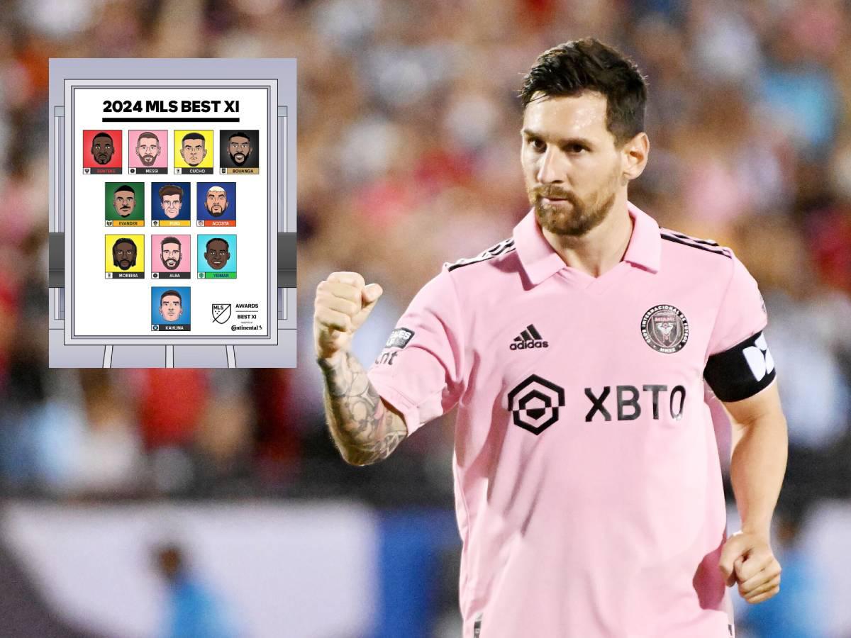 Messi lidera el 11 ideal de la MLS en su temporada 2024 ¿Hay jugadores de la Concacaf?