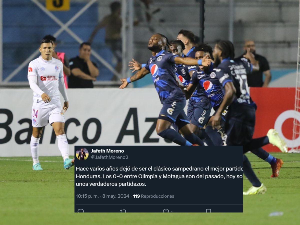 “Qué pu** locura de partido”: prensa deportiva tilda el 3-3 de Olimpia vs Motagua como “noche mágica”