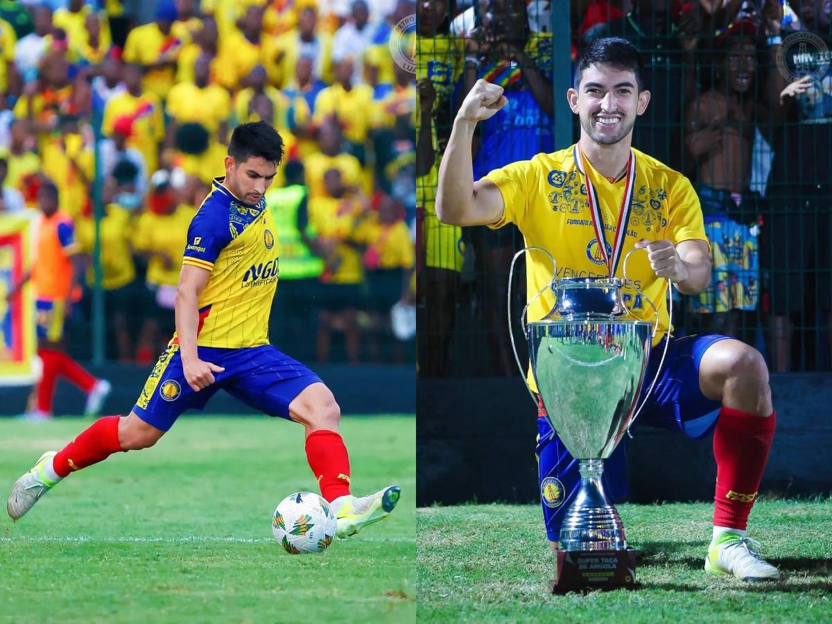 El hondureño Jonathan Rubio sigue conquistando Angola: anotó gol y quedó campeón de la Supercopa con el Petro de Luanda