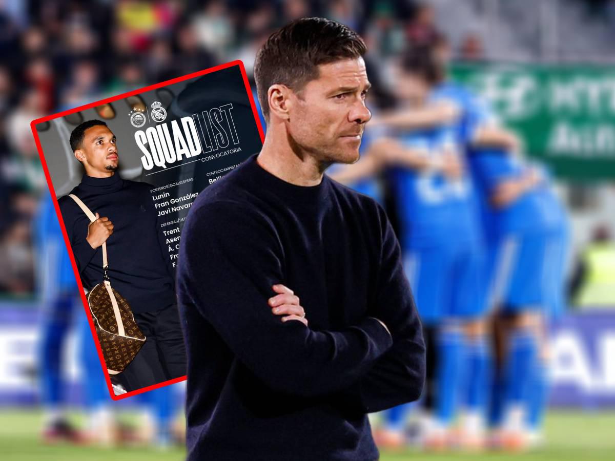 Xabi Alonso con cinco bajas: la convocatoria del Real Madrid para jugar ante Olympiacos en la Champions League