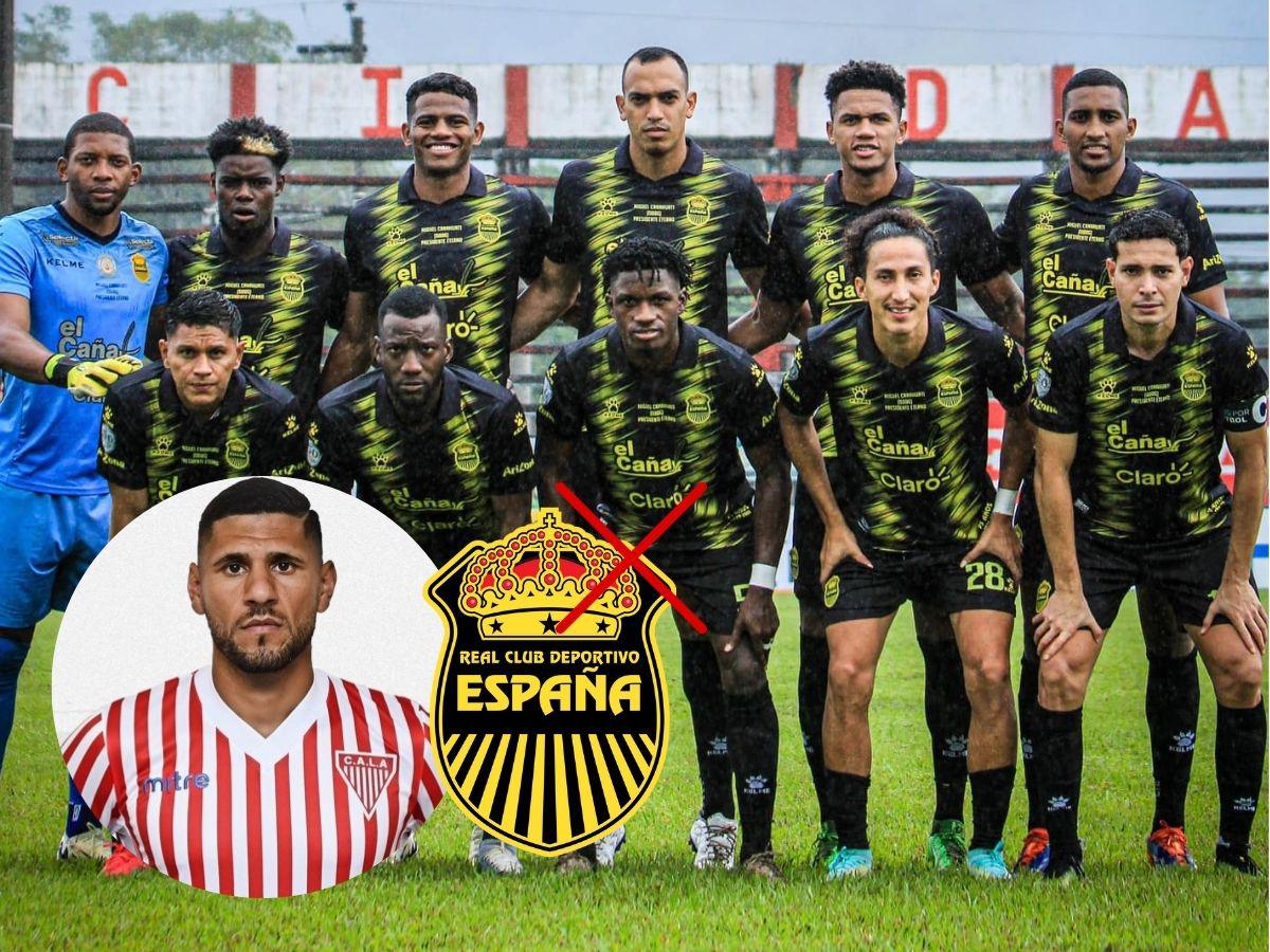 Real España rescinde contrato de defensa panameño y ya tiene a su reemplazo para el Clausura 2025