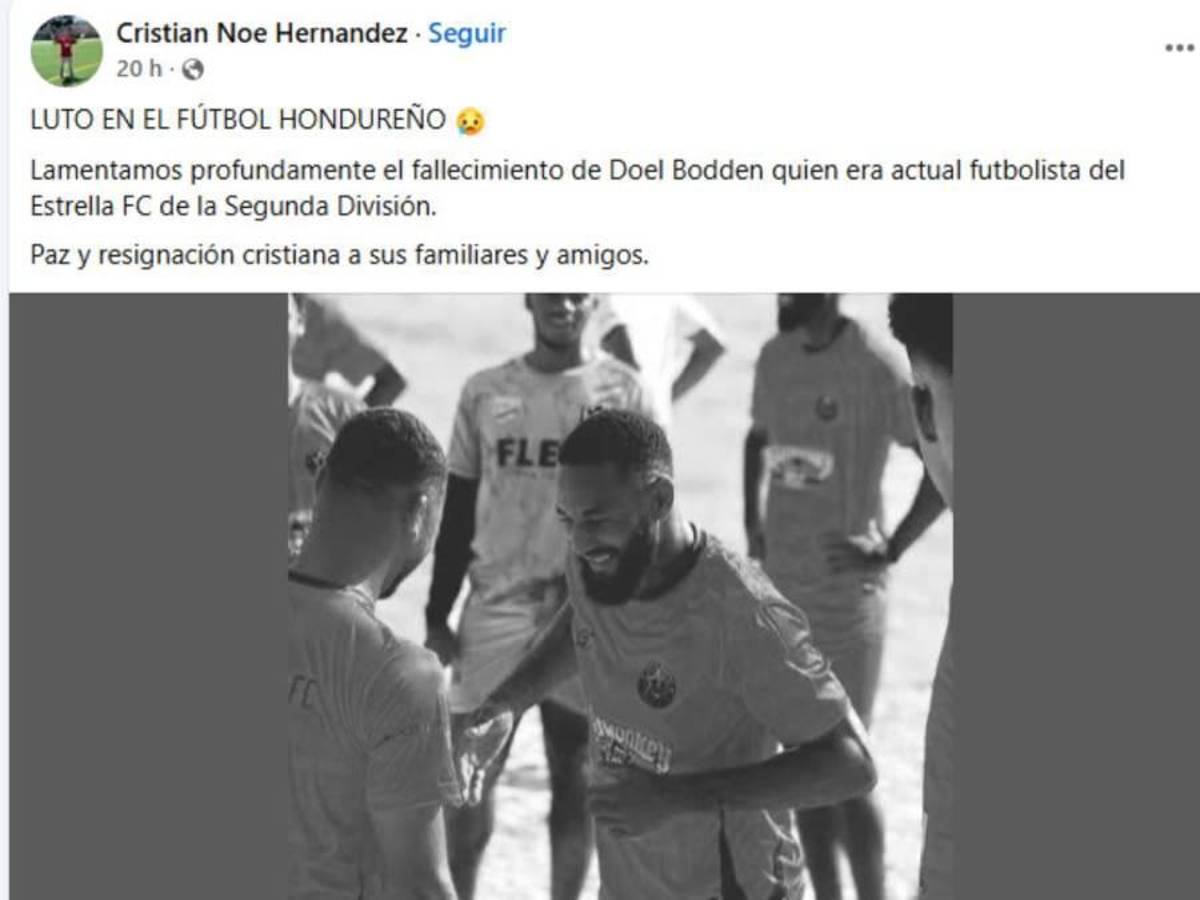 ¡Consternación! Asesinan a futbolista de equipo de Liga de Ascenso de Honduras: Se ha ido un joven con futuro