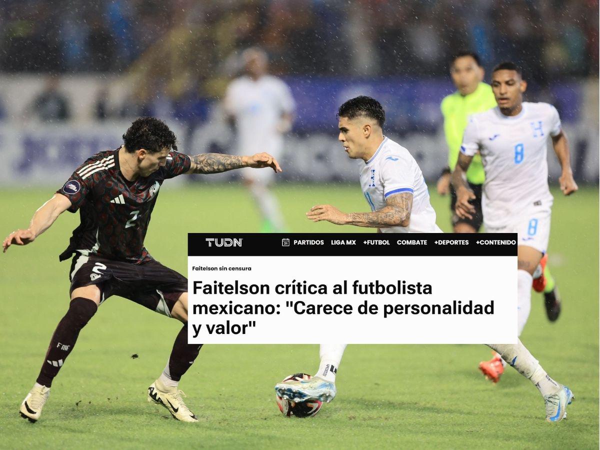 Faitelson pide castigo para Aguirre por gestos obscenos y prensa de México mete miedo a Honduras: “Será un infierno”