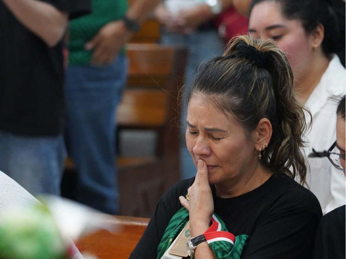 ¡Llanto, dolor y lágrimas! Así fue la triste misa de cuerpo presente de Orinson Amaya, presidente del Marathón
