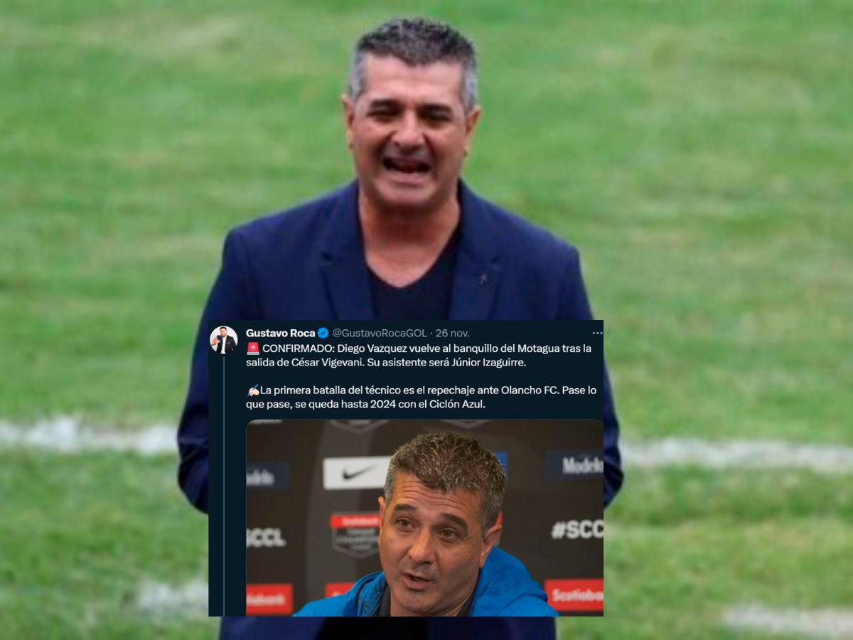 Prensa hondureña se rinde al retorno de Diego Vázquez al Motagua: “Volvió el más exitoso”, “Regresa el que no debió irse”