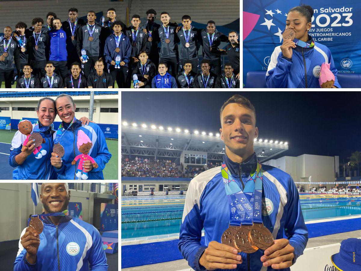 Honduras culminó su participación en los Juegos Centroamericanos y del Caribe con la conquista de siete medallas de bronce