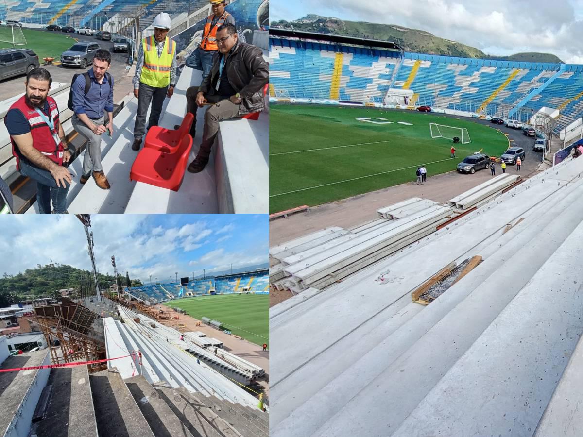 Especialista europeo realizó supervisión para la instalación de butacas en el estadio Nacional Chelato Uclés