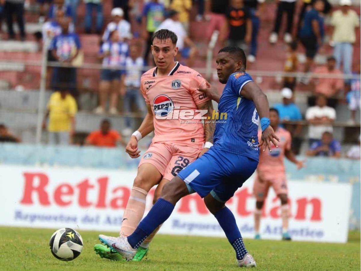 No se vio en TV: Motagua estrenó piel, barra del ciclón desató infierno azul, bronca del Victoria y el gesto Serrano