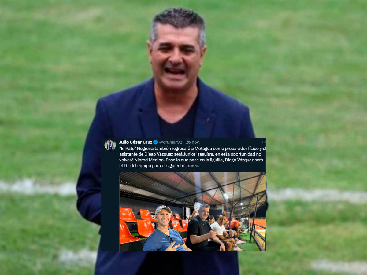 Prensa hondureña se rinde al retorno de Diego Vázquez al Motagua: “Volvió el más exitoso”, “Regresa el que no debió irse”