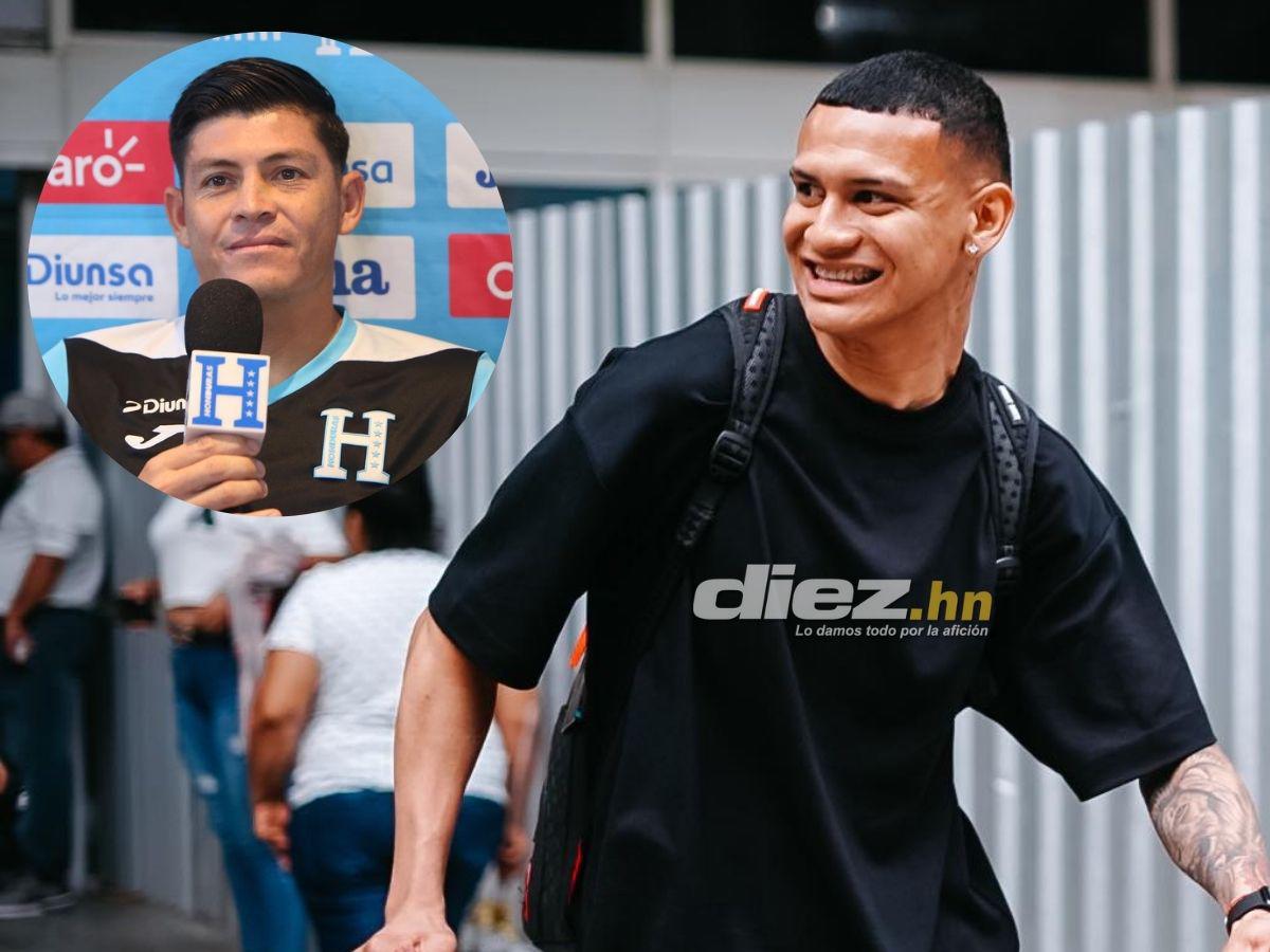 Kervin Arriaga y “Chelito” Martínez intercambian regalos previo a la batalla de Honduras ante Cuba por eliminatorias