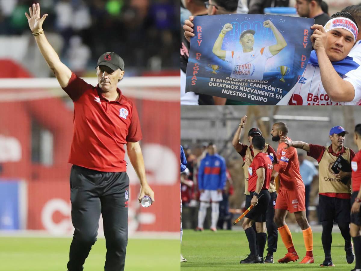 El adiós de Pedro Troglio con Olimpia: homenajeado, lo vivió con intensidad y quedó al borde de las lágrimas