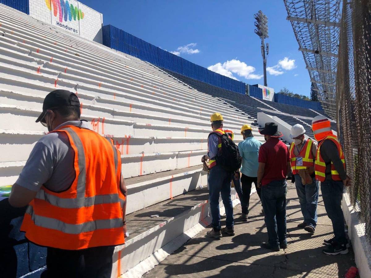 Maquillado y sin sillas: Así luce el estadio Nacional de Tegucigalpa previo a la toma de posesión de Xiomara Castro