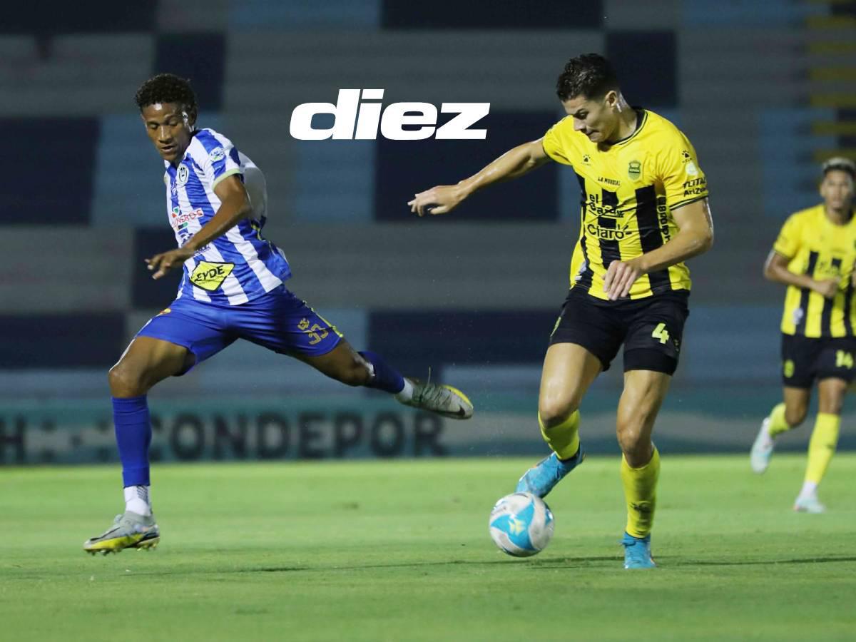 Kalimba García en la marca a Juan Manuel Capeluto.
