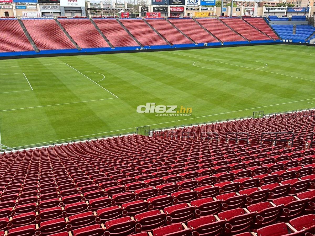 Con paneles solares y engramillado de mesa de billar: Así pulen el Toyota Stadium de Dallas para el Honduras vs Costa Rica