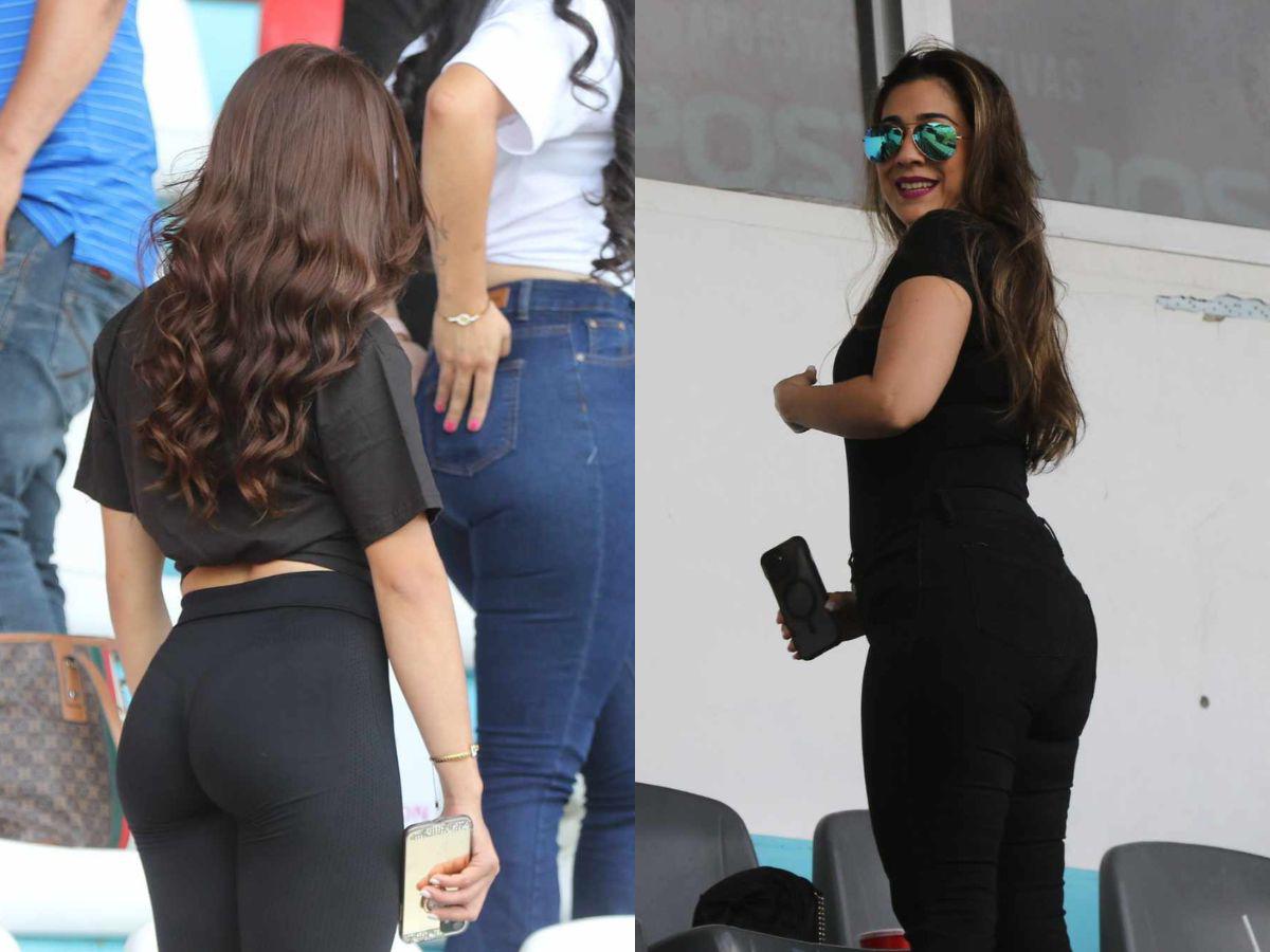 ¿Quién era la chica de verde? Derroche de bellezas en la previa del Olimpia-Motagua, ¡Bengtson fue sorprendido!