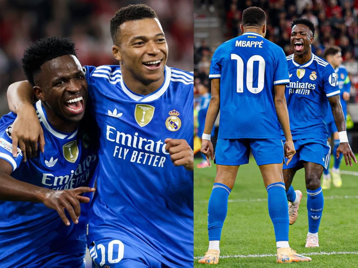 Mbappé anotó un póker histórico: Real Madrid sufrió al final para derrotar al Olympiacos en la Champions League