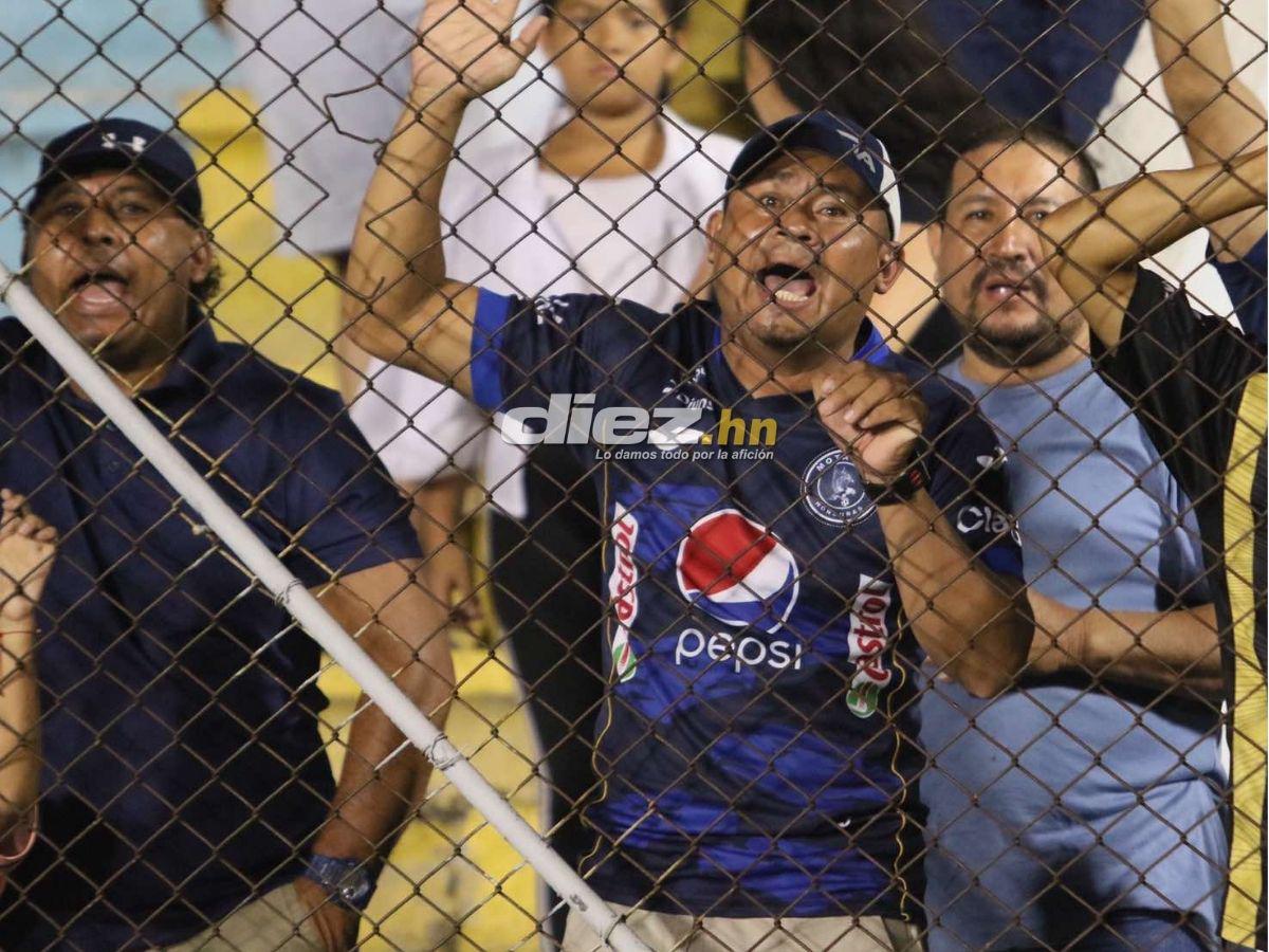 Real España bailó al Motagua: los rostros de tristeza y bronca en el “Ciclón Azul” tras el humillante 0-4 en el Nacional