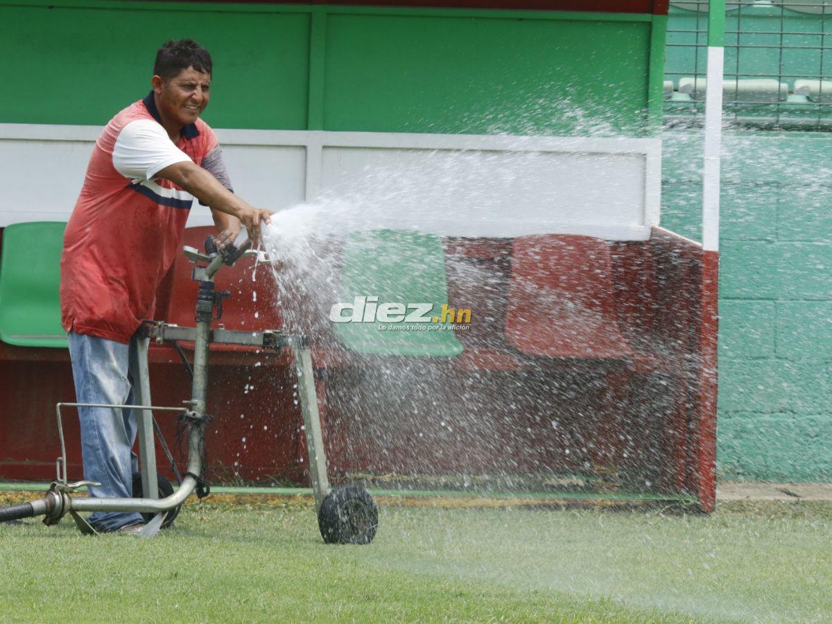 Así embellecen el nuevo Estadio Yankel Rosenthal que albergará la final entre Marathón vs Olimpia; ¡habrá luz artificial!