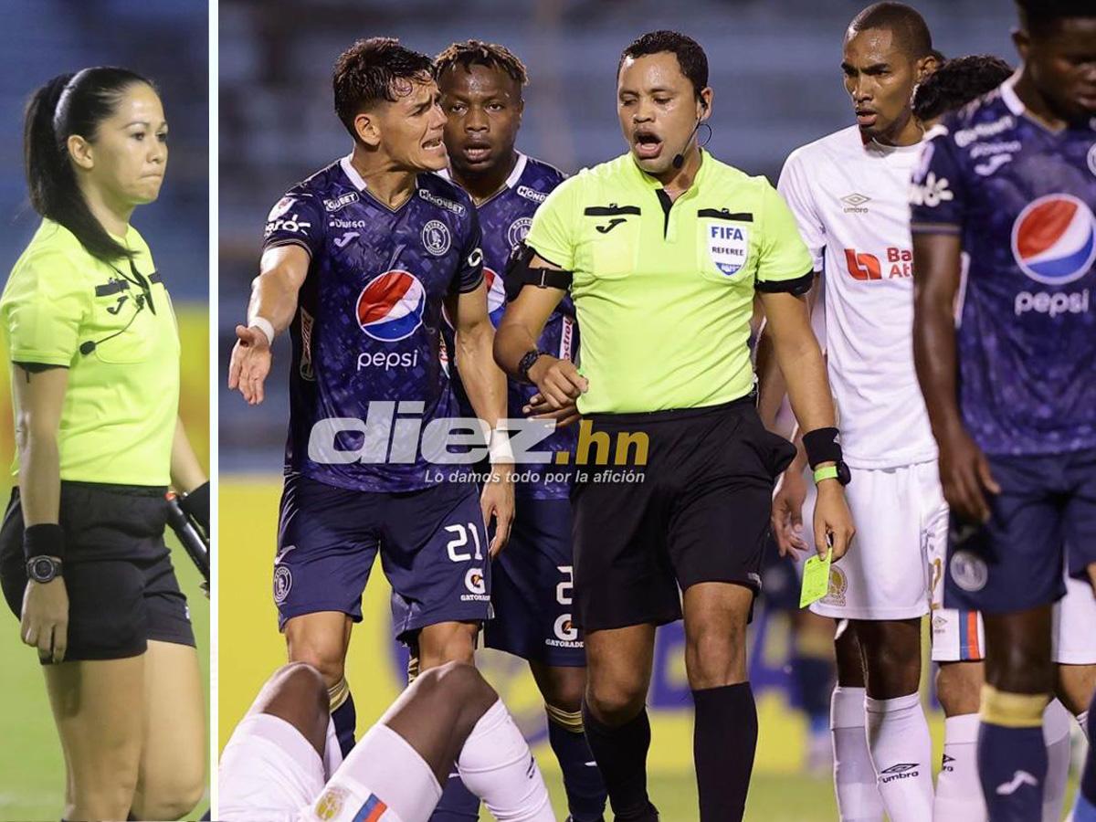 Comisión Nacional de Arbitraje separa a Selvin Brown y Shirley Perelló de la jornada seis por error en el Olimpia - Motagua