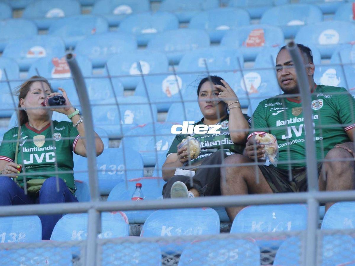 Chicas bellas adornan la previa del clásico Marathón-Real España y la policía blinda el Olímpico