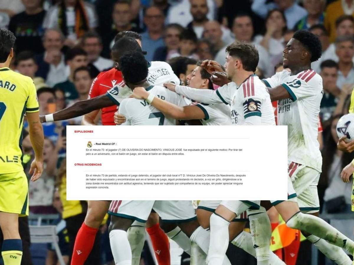 Barcelona sonríe: lo que dice el acta sobre la roja a Vinicius y castigo a Real Madrid