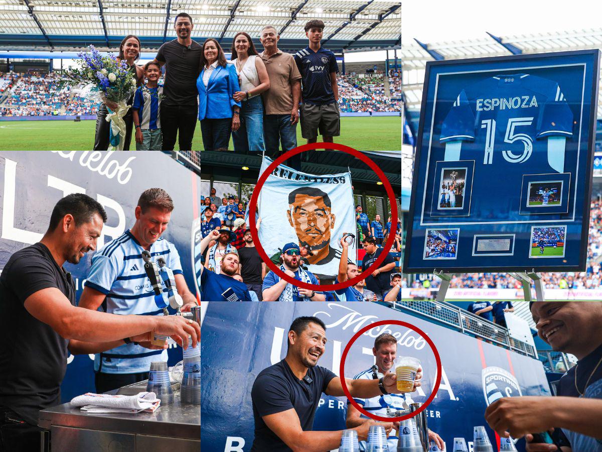 La memorable despedida del Sporting Kansas a Roger Espinoza; ¡el DT “rompió” el protocolo y repartieron cervezas!