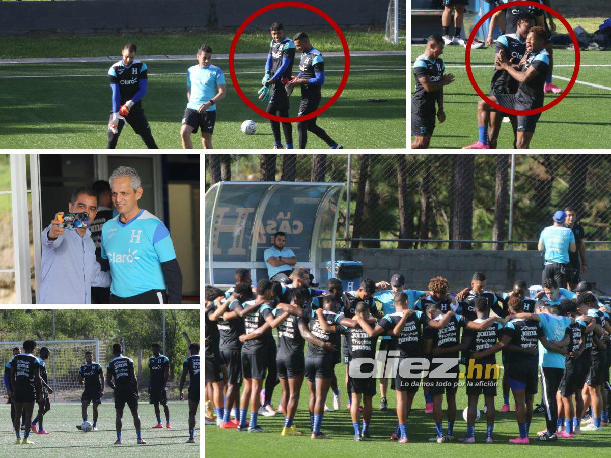 Los tres nuevos porteros de Honduras, el “susto” a Yeison Mejía y la curiosa selfie en el segundo microciclo de Reinaldo Rueda