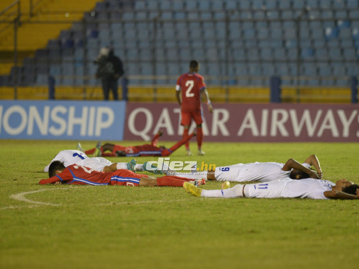 Destrozados: Los rostros de dolor de los futbolistas Sub-17 de Honduras tras decirle adiós al Mundial de Perú 2023