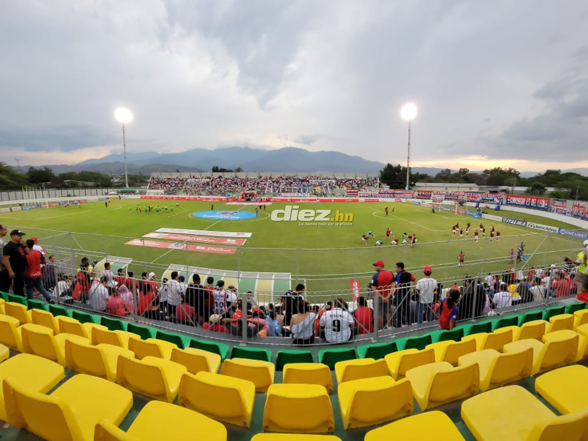 El Estadio Carlos Miranda luce sus mejores galas para recibir las semifinales de vuelta del Clausura 2023. FOTO: Carlos Castellanos.