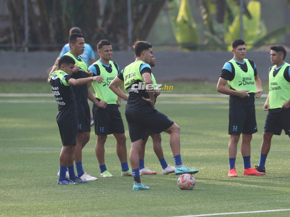 Sin futbolistas de Olimpia y Olancho: Selección de Honduras comenzó penúltimo microciclo para encarar la Copa 2023