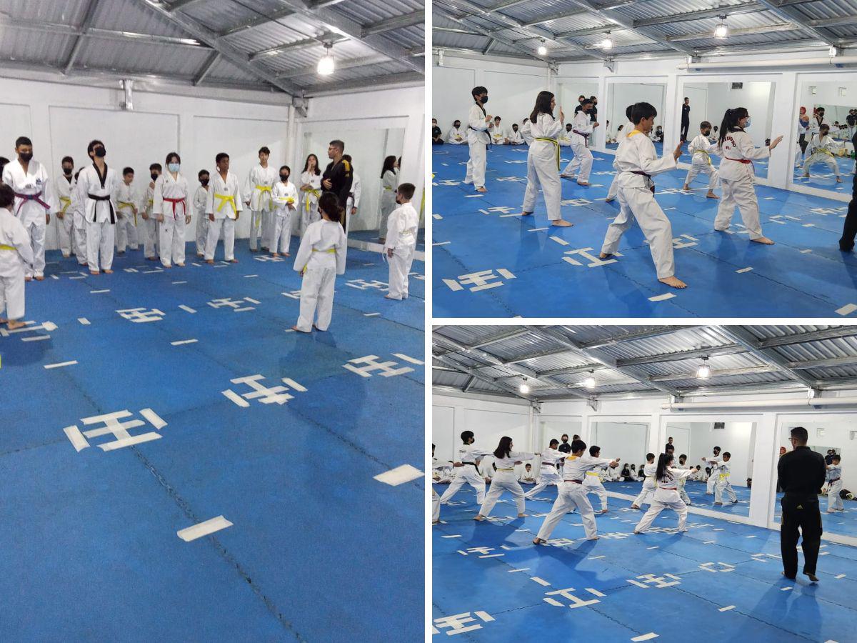 ¡Todo listo! La escuela Thunder Taekwondo fue inaugurada para impartir clases de artes marciales