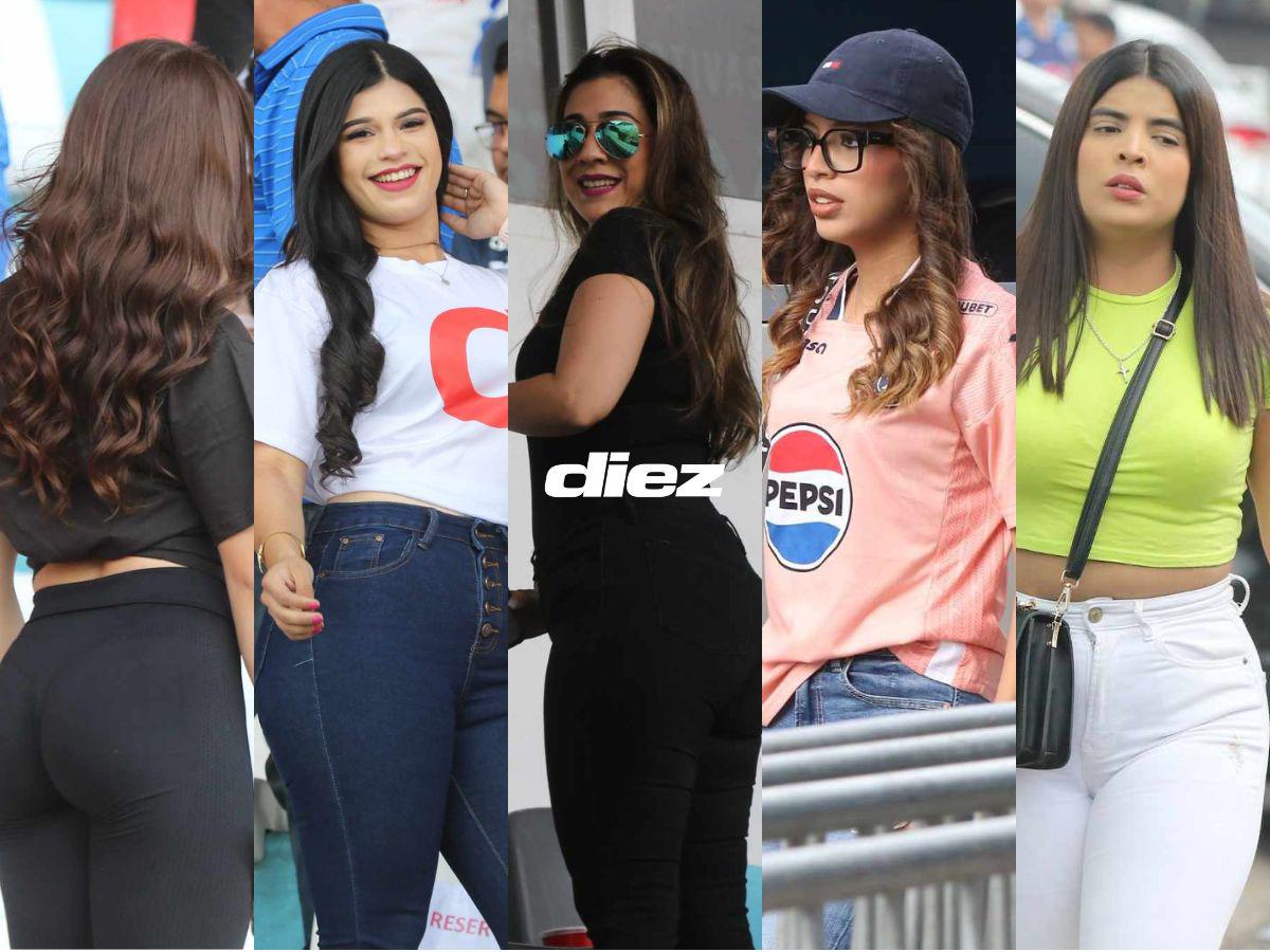 ¿Quién era la chica de verde? Derroche de bellezas en la previa del Olimpia-Motagua, ¡Bengtson fue sorprendido!