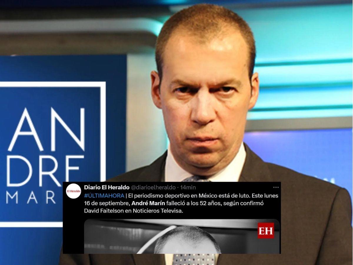 “Golpe al periodismo deportivo”: la prensa mexicana llora el fallecimiento de André Marín a sus 52 años de edad