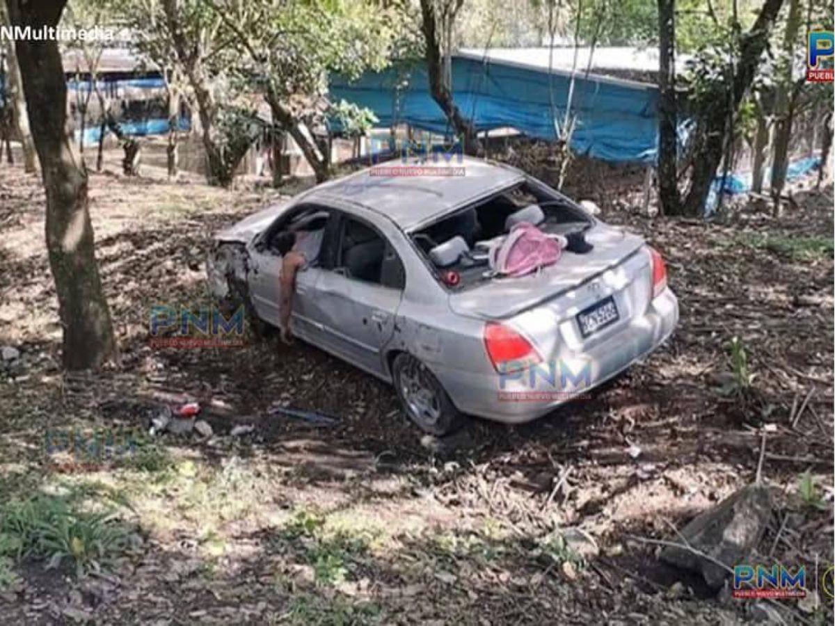 ¡El carro quedó destruido! Las fotos del mortal accidente donde falleció Lester Banegas, exjugador de Liga de Ascenso