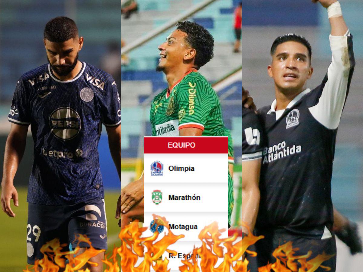 Tabla de Honduras: Motagua resbala en Choluteca y se confirman los cabezas de grupo de las triangulares del Apertura