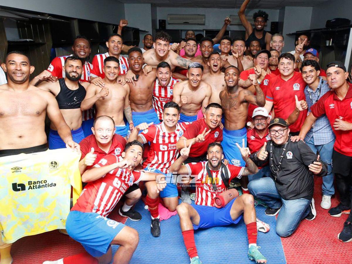 Espectacular celebración de Gabriel Araújo tras remontada de Olimpia, tristeza del Motagua y la fiesta de la Ultra Fiel