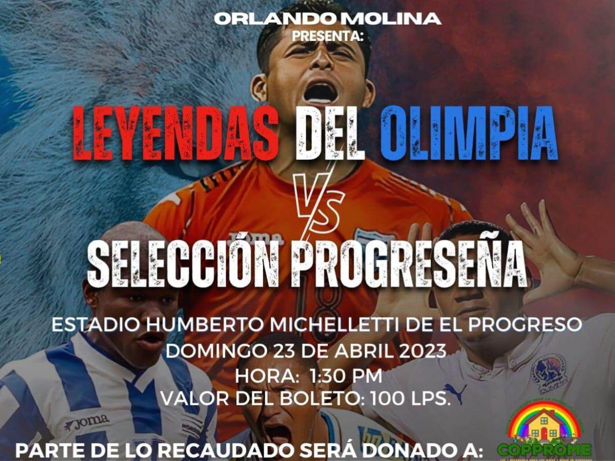 ¡A jugar por una noble causa! Leyendas de Olimpia enfrentará a un combinado progreseño a beneficio de la fundación de niños huérfanos