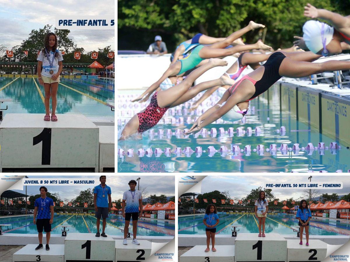Inició el Nacional Individual de Natación San Pedro Sula: Delfines Sampedranos toman ventaja en la primera jornada