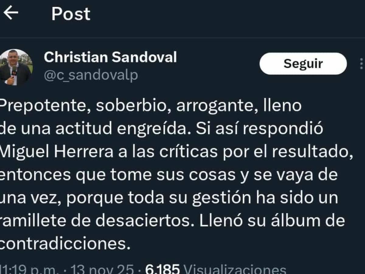 En Costa Rica hacen rotunda petición para el partido contra Honduras y lo que dicen de Piojo Herrera: Que no...