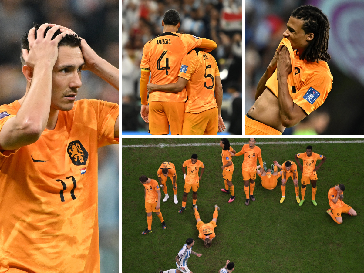 El llanto desenfrenado de Wout Weghorst, Van Dijk y Dumfries despedazados; la burla de Otamendi a Países Bajos