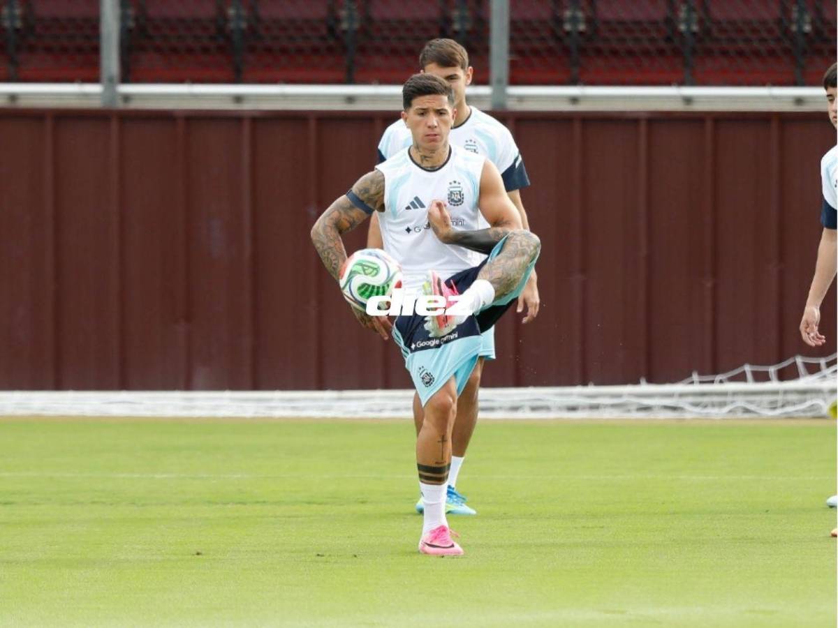 ¡Con Messi a la cabeza! Así fue el último entreno de la Selección Argentina