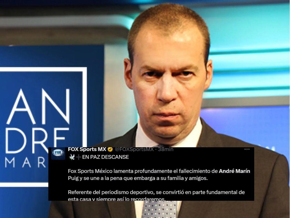 “Golpe al periodismo deportivo”: la prensa mexicana llora el fallecimiento de André Marín a sus 52 años de edad