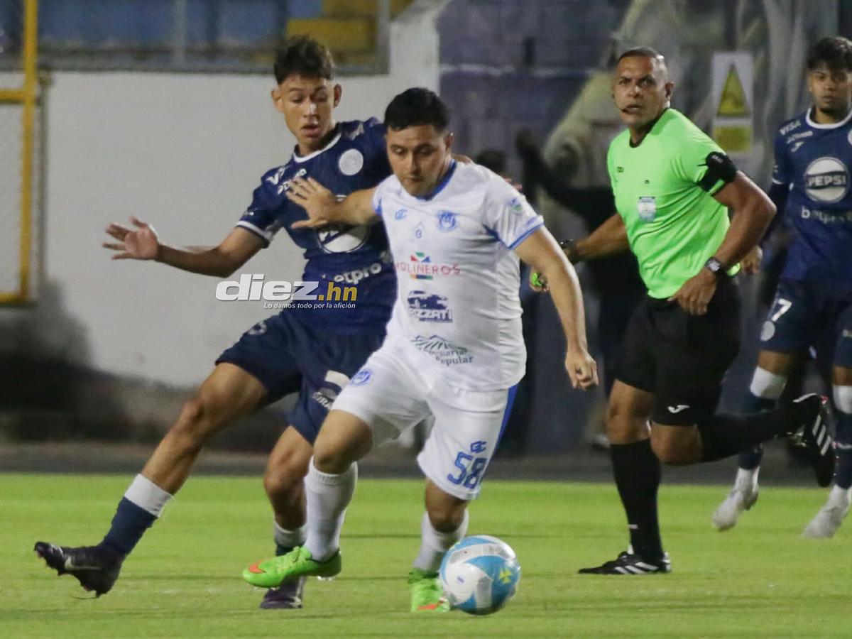 Carlos Palma hizo su debut oficial con la camiseta del Motagua. FOTO: Cortesía Emilio Flores.